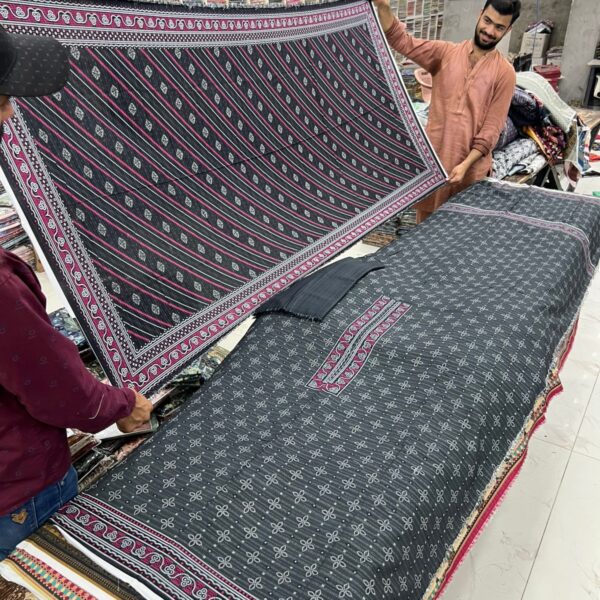 Safa Marwa Winter Original Karandi Collection Unstitched 3 Piece Suit Women Collection Design No 28