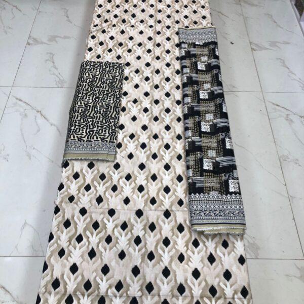 Safa Marwa Digital Printed Bana Dora Linen Winter Collection 3PC Suit Women Dresses Design No 3