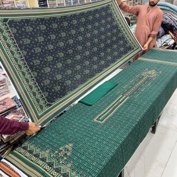 Safa Marwa Winter Original Karandi Collection Unstitched 3 Piece Suit Women Collection Design No 4