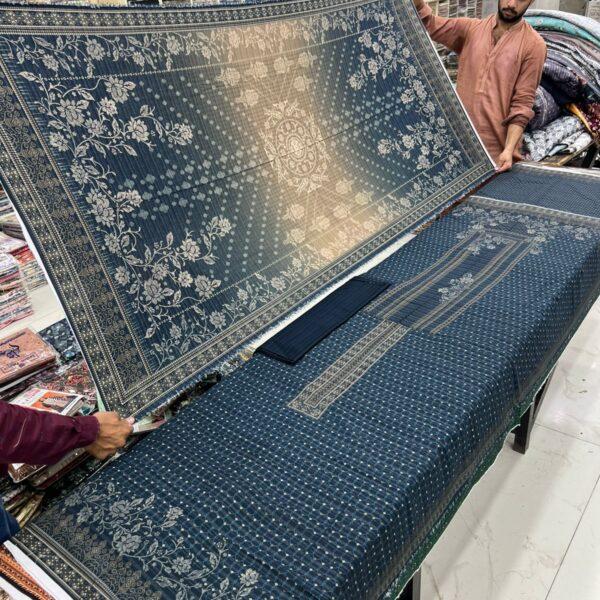 Safa Marwa Winter Original Karandi Collection Unstitched 3 Piece Suit Women Collection Design No 5