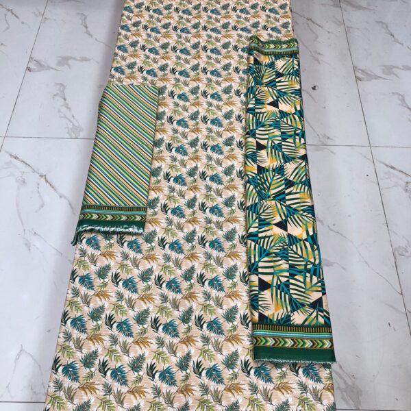 Safa Marwa Digital Printed Bana Dora Linen Winter Collection 3PC Suit Women Dresses Design No 6