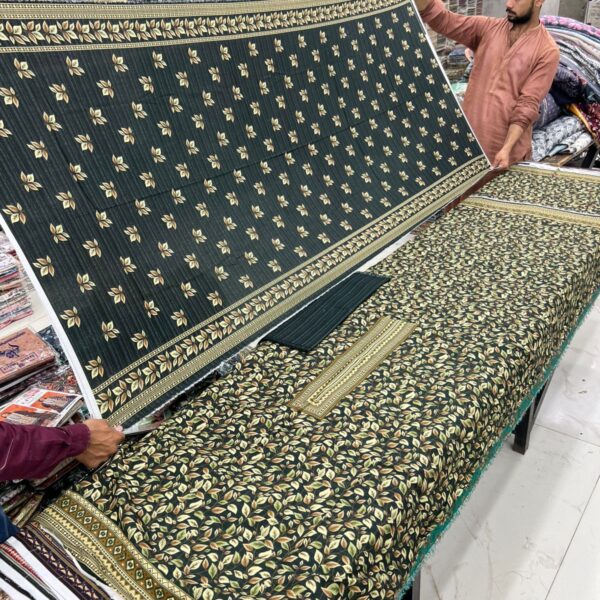 Safa Marwa Winter Original Karandi Collection Unstitched 3 Piece Suit Women Collection Design No 8