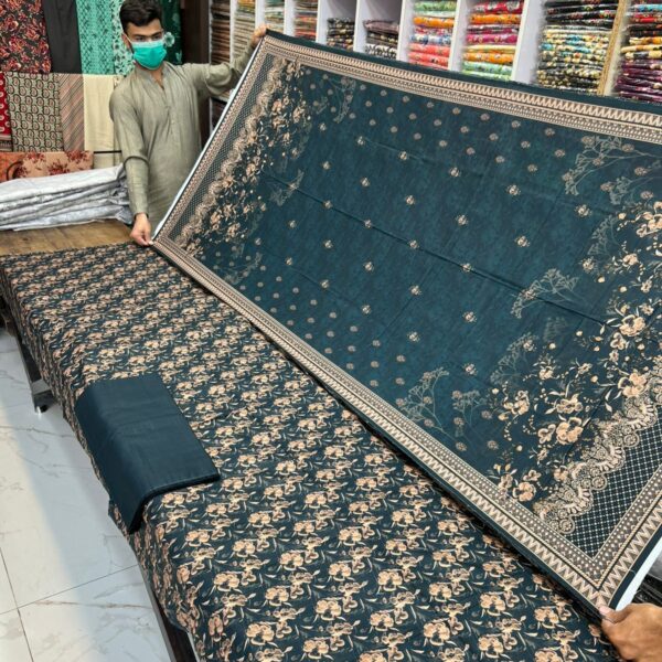 Usman Ghani Original Brand Digital Printed 3piece Dresses - Women Wear Design No. 1