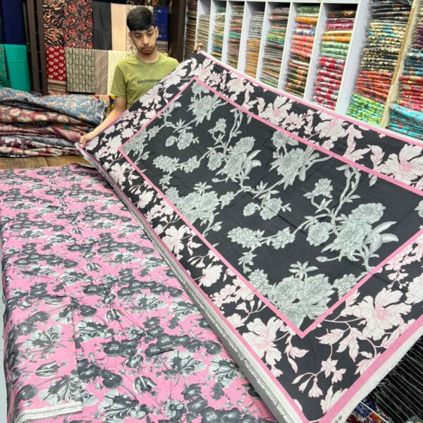 Baroque Digital Print Dhanak 3 Piece Suit - Women Collection Design No. 2