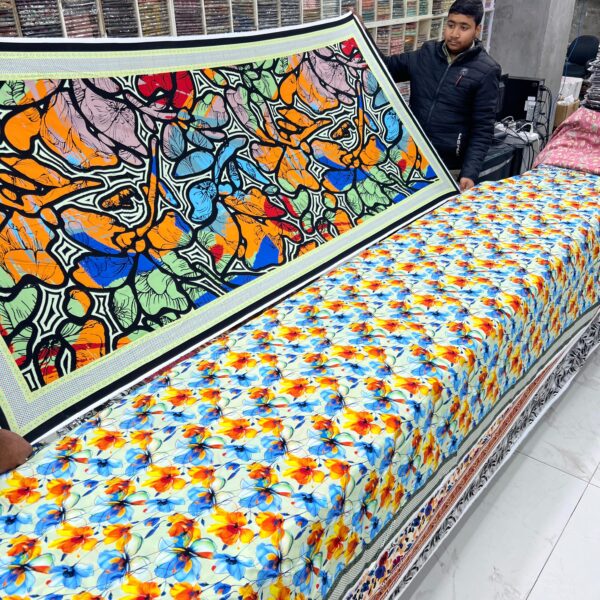 Bareeze Printed Dresses Winter Cotton 3pc Dresses - Women Wear Designs No. 3