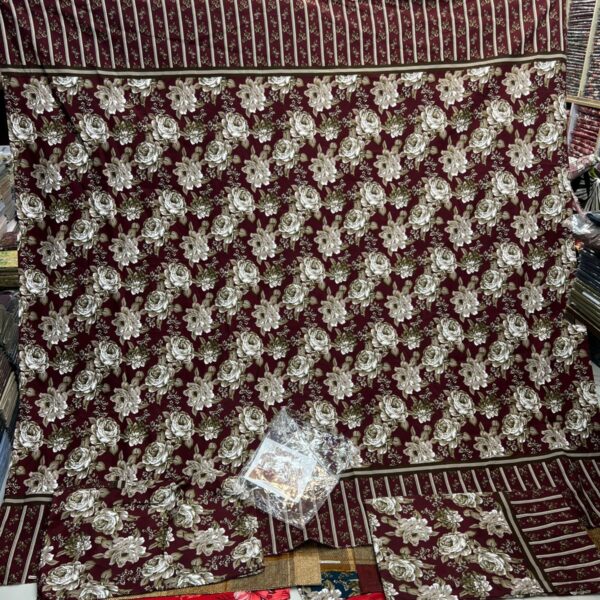Safa Marwa Original Brand King Size Double Bedsheet - Design No. 4
