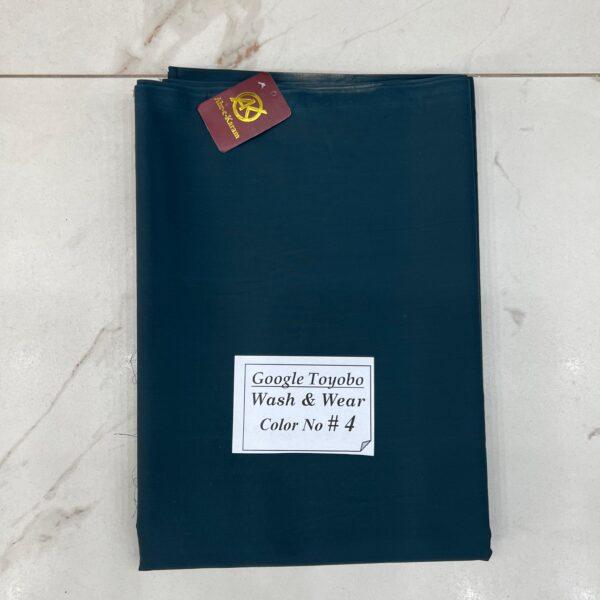 ✨ Google Toyobo Premium Wash & Wear Kameez Shalwar Suit – Men Wear Color No. 4