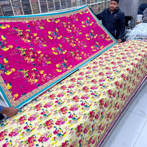 Bareeze Printed Dresses Winter Cotton 3pc Dresses - Women Wear Designs No. 7