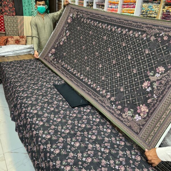 Usman Ghani Original Brand Digital Printed 3piece Dresses - Women Wear Design No. 8