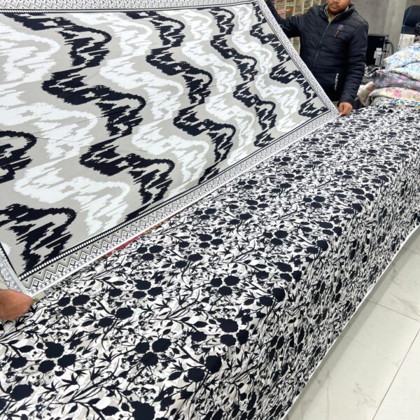 Bareeze Printed Dresses Winter Cotton 3pc Dresses - Women Wear Designs No. 10