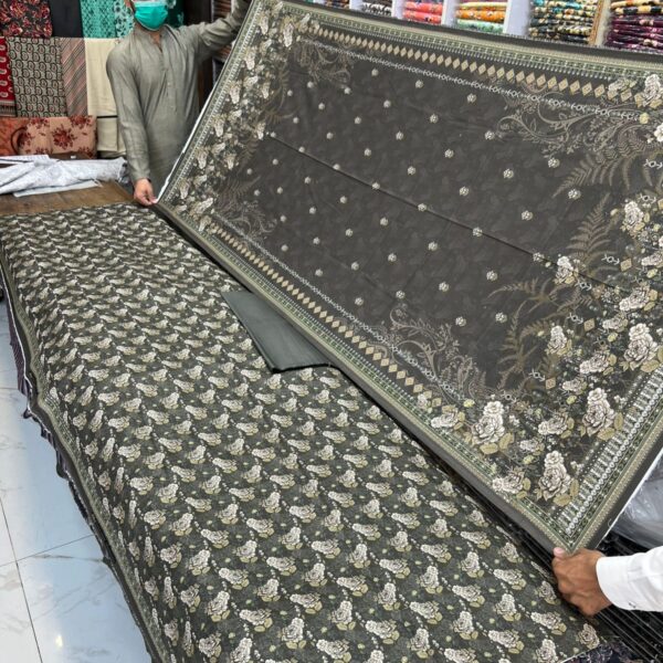 Usman Ghani Original Brand Digital Printed 3piece Dresses - Women Wear Design No. 11