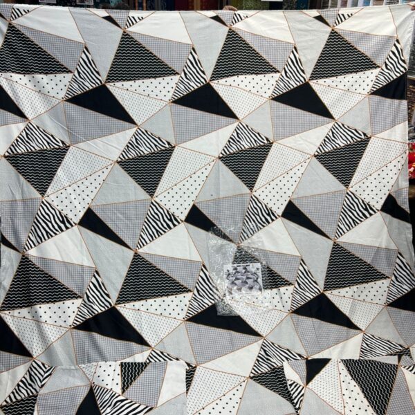 Safa Marwa Original Brand King Size Double Bedsheet - Design No. 17