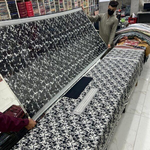 Safa Marwa Digital Printed Bana Dora Viscose 3pc Dresses - Women Wear Design No. 7