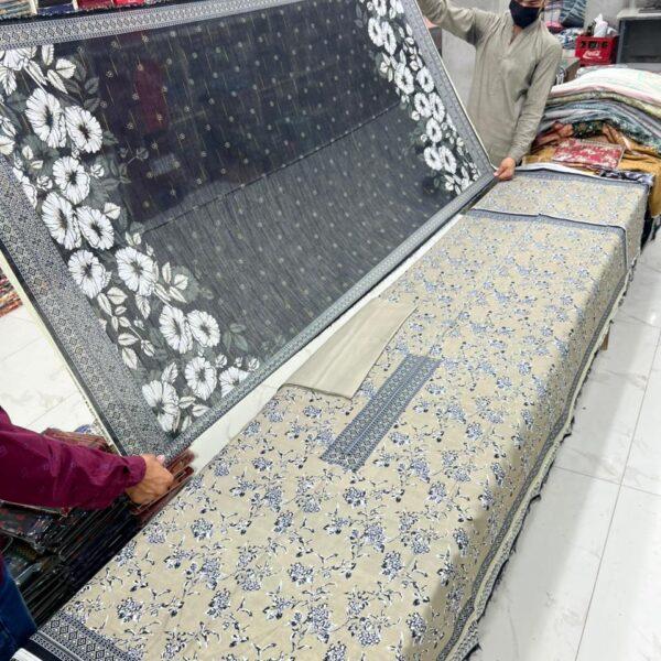 Safa Marwa Digital Printed Bana Dora Viscose 3pc Dresses - Women Wear Design No. 6