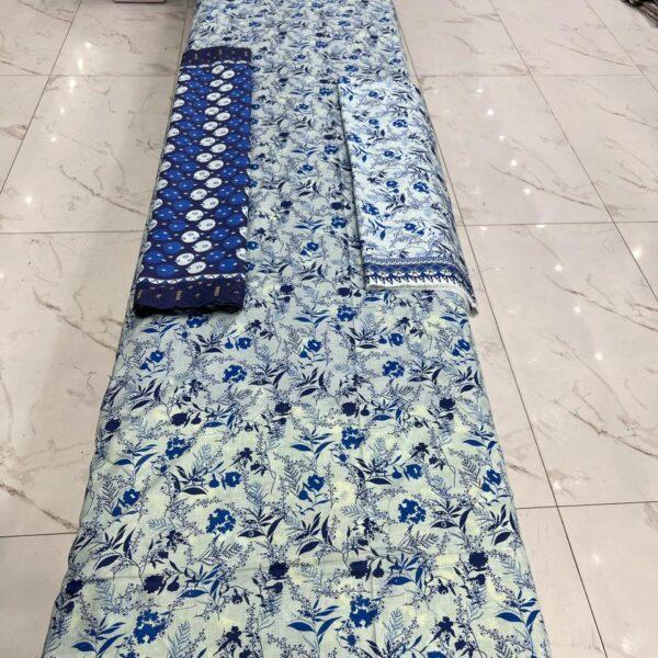 Bareeze Lawn Summer Collection Allover Digital Printed Lawn 3pc Dresses - Women Wear Design No. 7