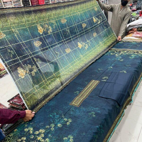 Safa Marwa Digital Printed Bana Dora Viscose 3pc Dresses - Women Wear Design No. 3