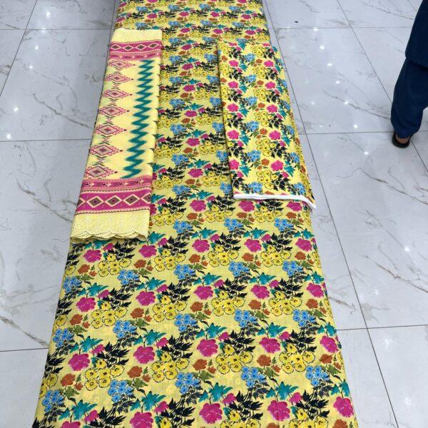 Bareeze Lawn Summer Collection Allover Digital Printed Lawn 3pc Dresses - Women Wear Design No. 5