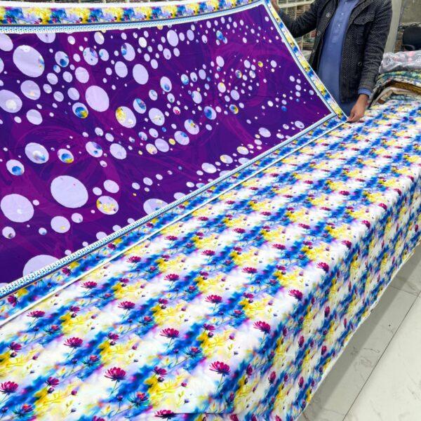 Bareeze Printed Dresses Winter Cotton 3pc Dresses - Women Wear Designs No. 16