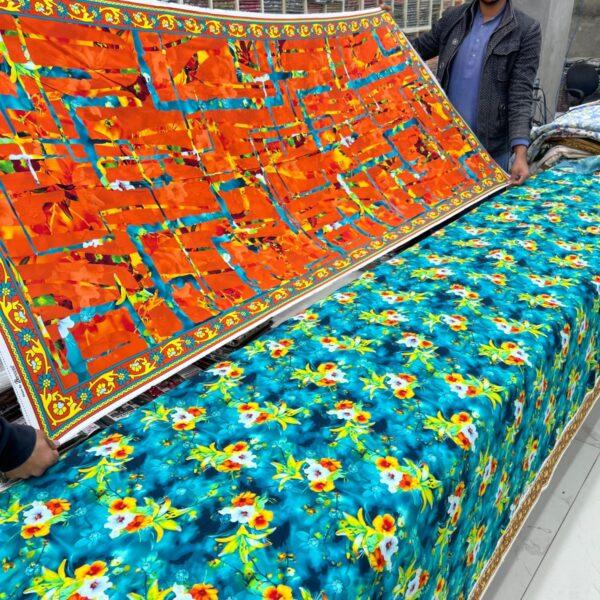 Bareeze Printed Dresses Winter Cotton 3pc Dresses - Women Wear Designs No. 12