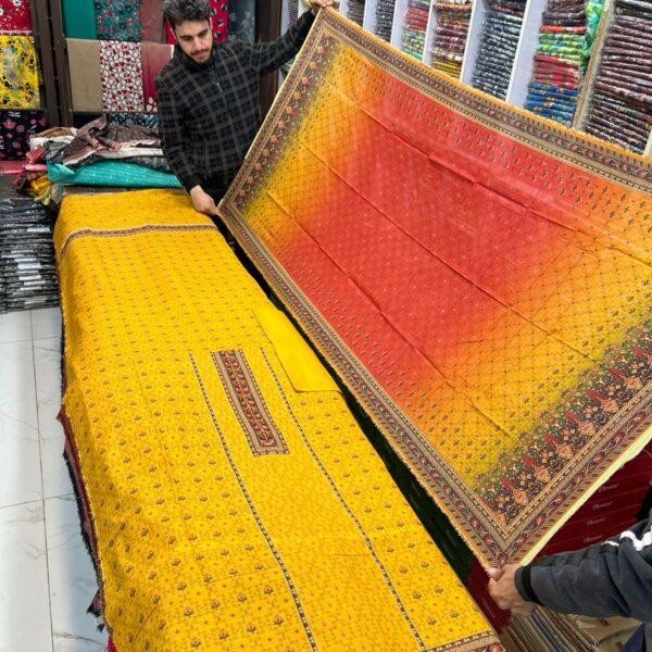 Almas Bana Dora Lawn Fabrics Summer Collection 3pc Suit - Women Wear Design No. 4