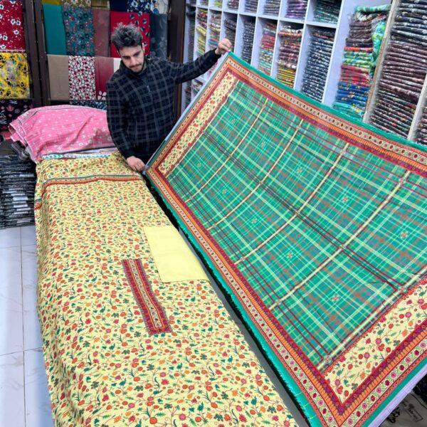 Almas Bana Dora Lawn Fabrics Summer Collection 3pc Suit - Women Wear Design No. 2