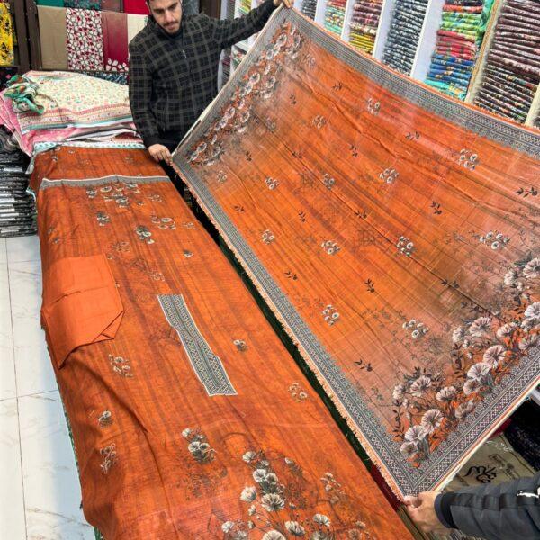 Almas Bana Dora Lawn Fabrics Summer Collection 3pc Suit - Women Wear Design No. 1