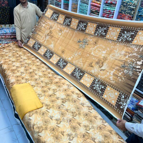 Safa Marwa Premium Linen Digital Printed 3pc Dresses - Women Wear Design No. 2