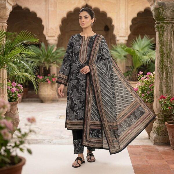 Mahrukh Digital Printed Khaddar 3pc Dresses- Women Wear Design No. 03
