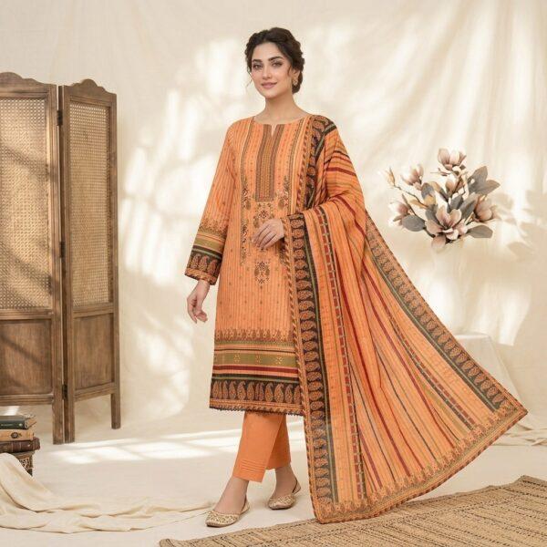 Mahrukh Digital Printed Khaddar 3pc Dresses- Women Wear Design No. 02