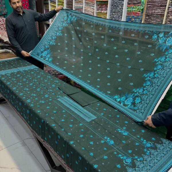 Safa Marwa Original Brand Resham Chamki Lawn Printed 3pc Dresses - Women Wear Design No. 2