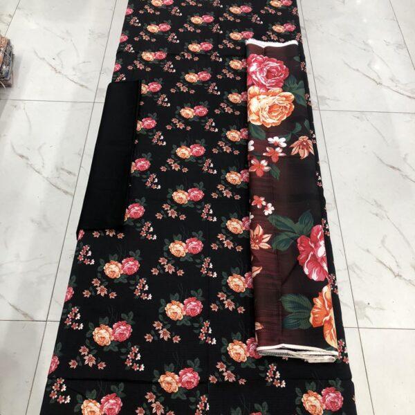 Safa Marwa Original Bana Dora Viscose 3PC Suit - Women Wear Design No. 4