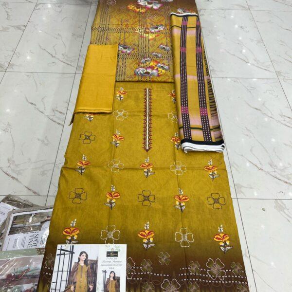 Vol-02 Panchi Luxury Summer Embroidered Collection - Women Wear Design No. 9