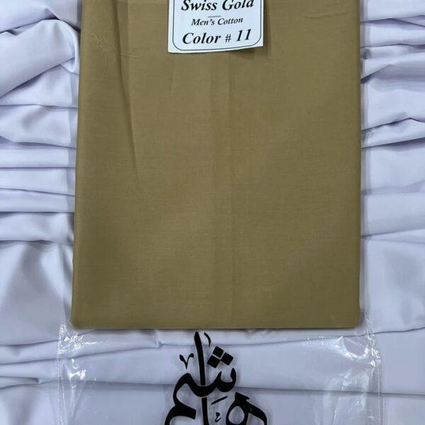 Swiss Gold Mens Soft Cotton Shalwar Kameez Suit - Mens Wear Design No. 3