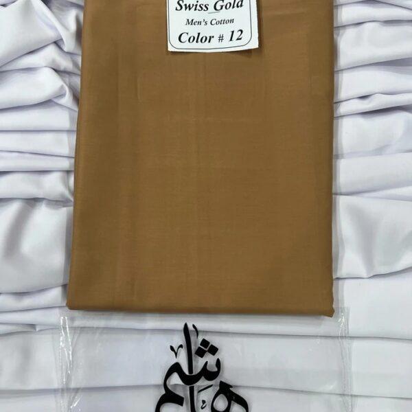 Swiss Gold Mens Soft Cotton Shalwar Kameez Suit - Mens Wear Design No. 2