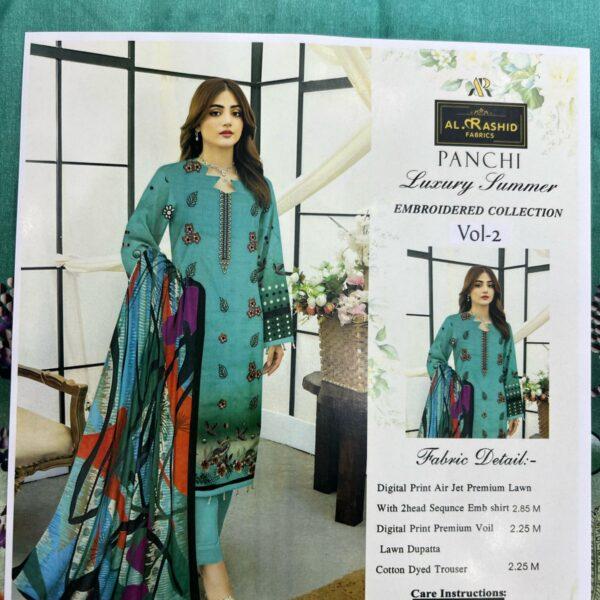 Vol-02 Panchi Luxury Summer Embroidered Collection - Women Wear Design No. 2