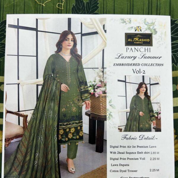 Vol-02 Panchi Luxury Summer Embroidered Collection - Women Wear Design No. 7