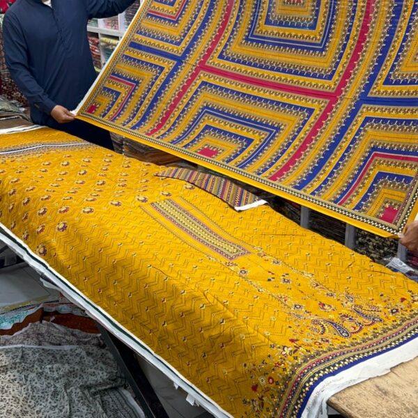 Dua Classic Digital Printed Lawn 3pc Dresses - Women Wear Design No. 44