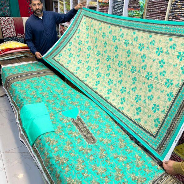 Dua Classic Digital Printed Lawn 3pc Dresses - Women Wear Design No. 33