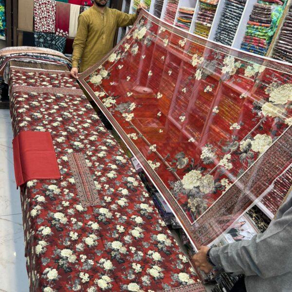 Neelofer Digital Printed Lawn 3pc Dresses - Women Wear Design No. 10