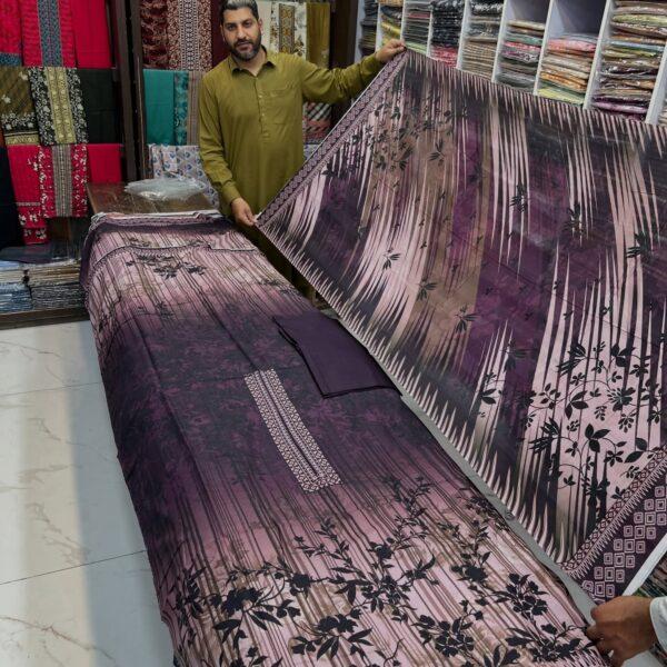 Chamak Damak Lawn Digital Printed 3 Piece Suit - Women Wear Design No. 2