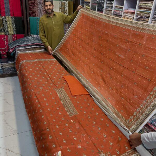 Chamak Damak Lawn Digital Printed 3 Piece Suit - Women Wear Design No. 6