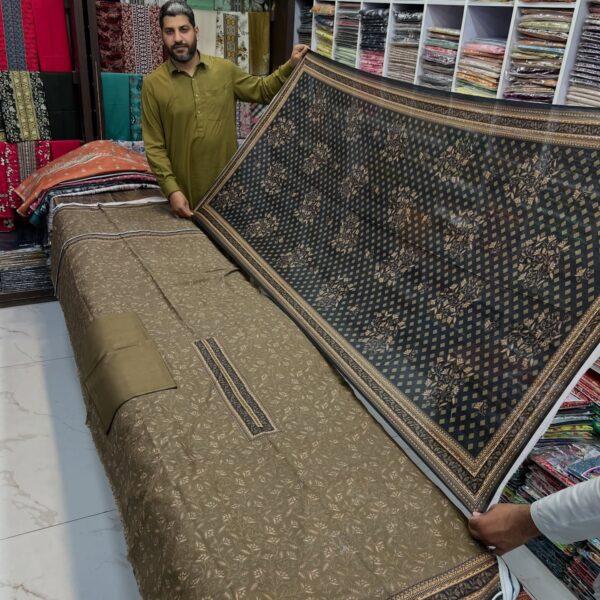 Chamak Damak Lawn Digital Printed 3 Piece Suit - Women Wear Design No. 7