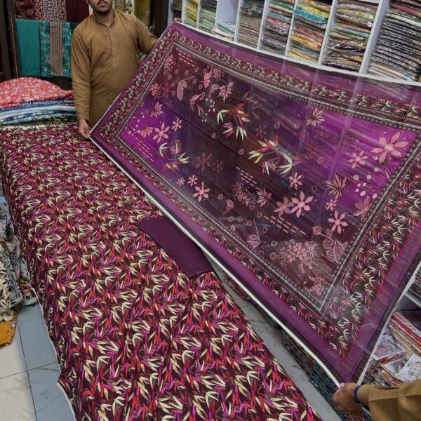 Ayra Premium Lawn Digital Printed 3 Piece Suit - Women Wear Design No. 11