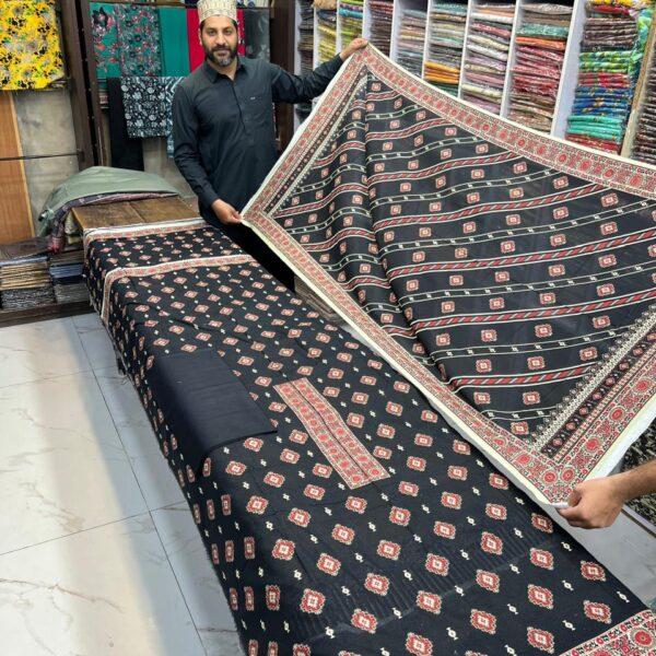 Mina Kari Digital Printed Bana Dora Lawn 3pc Dresses - Women Wear Design No. 17