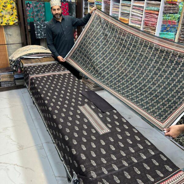 Mina Kari Digital Printed Bana Dora Lawn 3pc Dresses - Women Wear Design No. 13