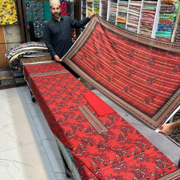 Mina Kari Digital Printed Bana Dora Lawn 3pc Dresses - Women Wear Design No. 3