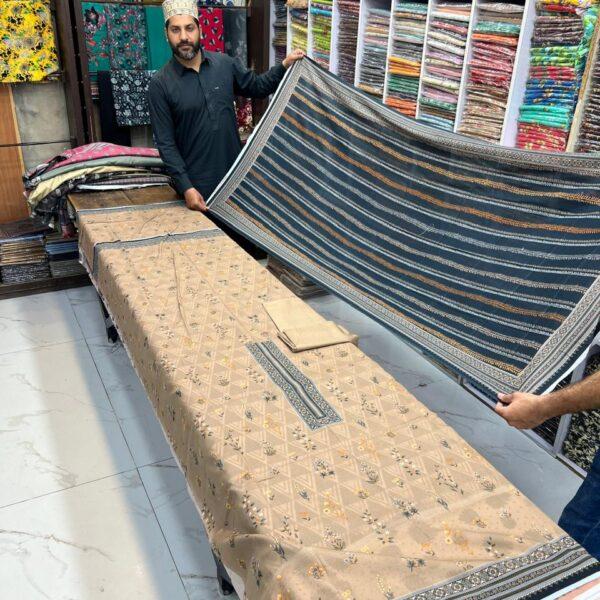 Mina Kari Digital Printed Bana Dora Lawn 3pc Dresses - Women Wear Design No. 7