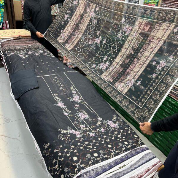 Zarqoon Digital Printed Lawn 3pc Dresses - Women Wear Design No. 2