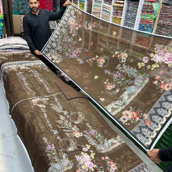 Zarqoon Digital Printed Lawn 3pc Dresses - Women Wear Design No. 11