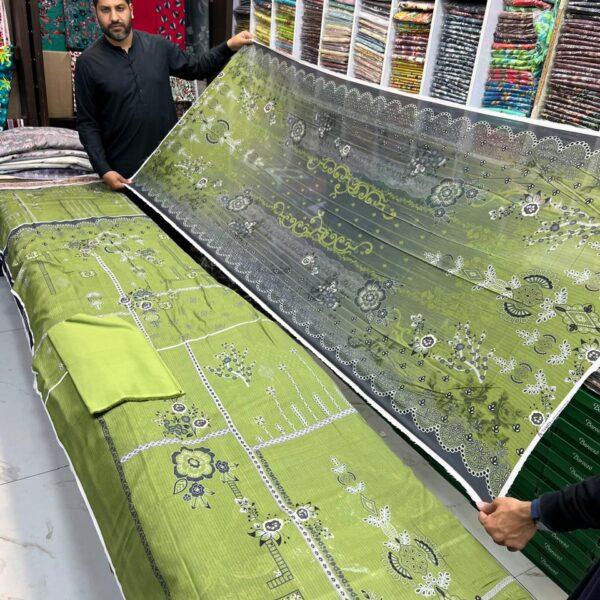 Zarqoon Digital Printed Lawn 3pc Dresses - Women Wear Design No. 14